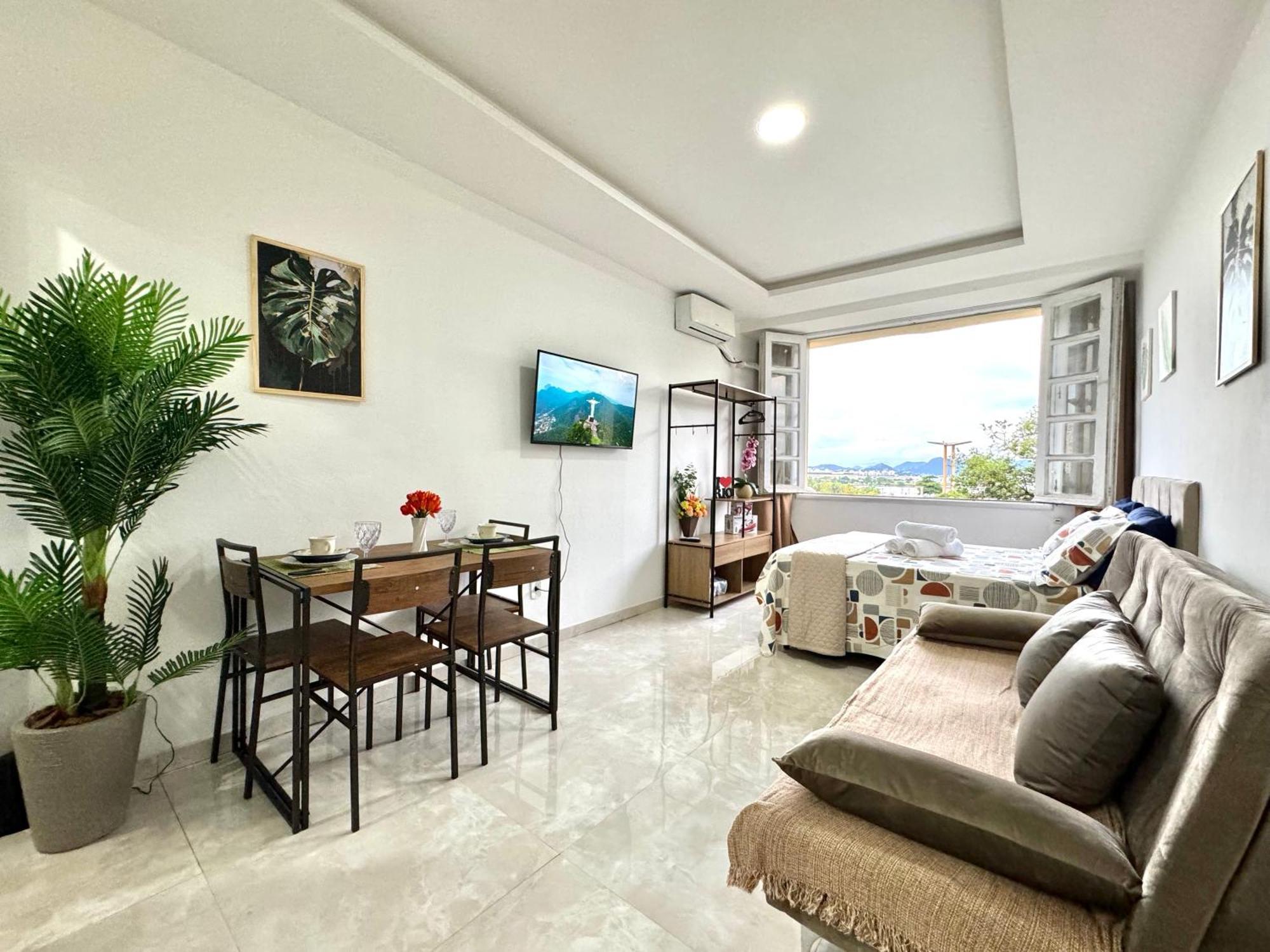 Apartamento Vista Mar Compacto E Moderno Na Gloria As232-603
